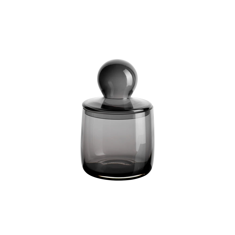 Sarabi Glass Jar With Lid 1400ml - Grey