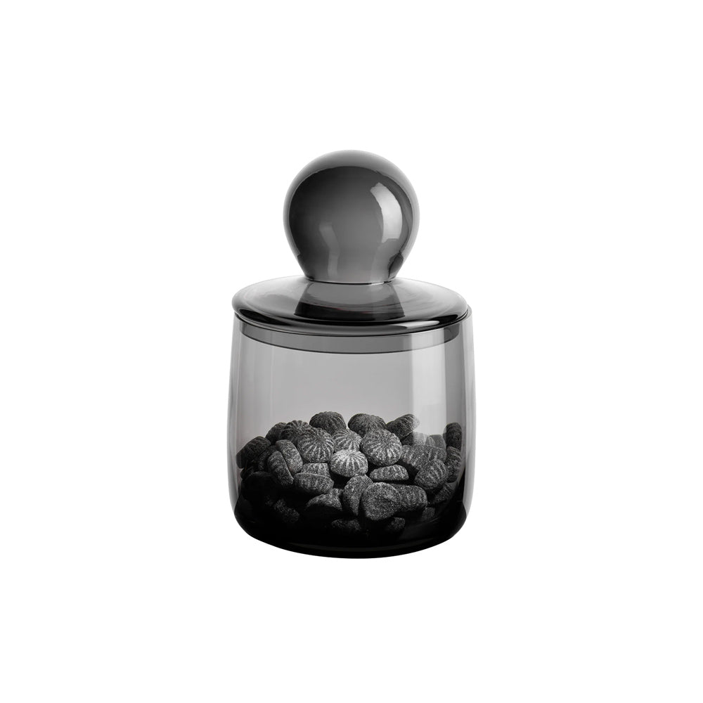 Sarabi Glass Jar With Lid 1400ml - Grey