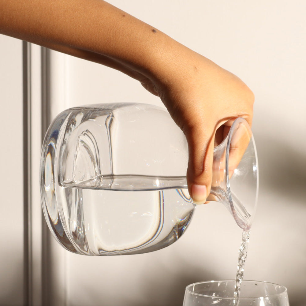 Sarabi Glass Water Carafe 750ml - Clear