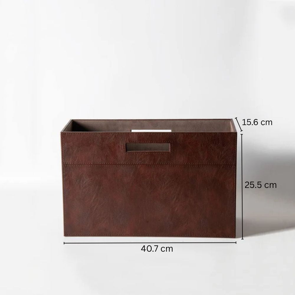 Savoy Magazine Holder - Brown