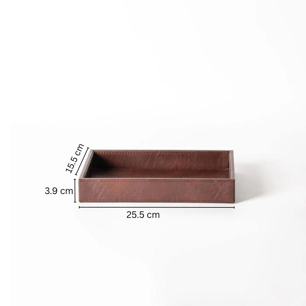 Savoy Small Tray - Brown