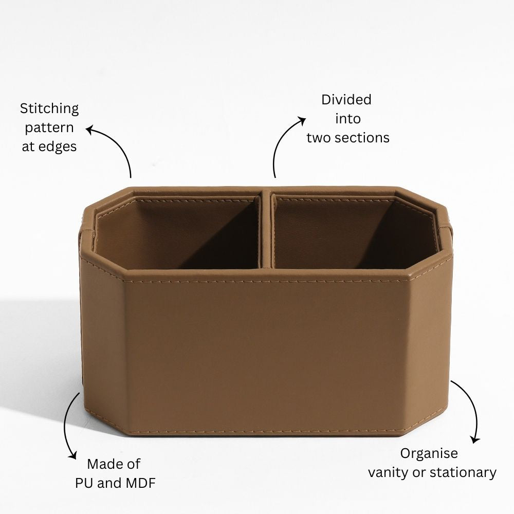 Saxon Duo Organiser - Cedar