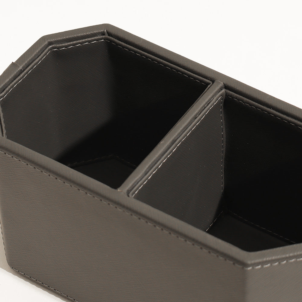 Saxon Duo Organiser - Dark Grey