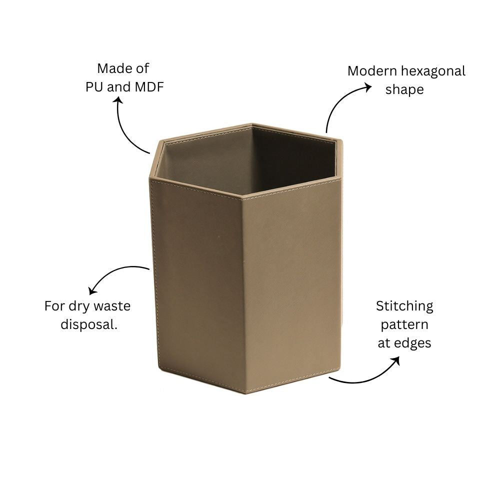Saxon Waste Bin - Cedar