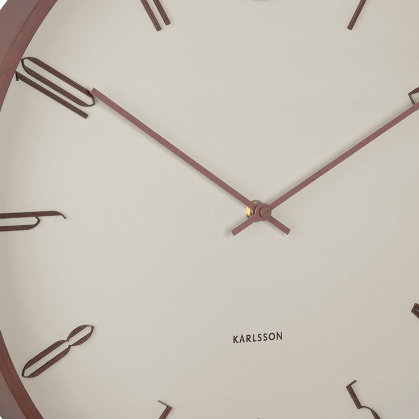 Scandia Wall Clock 40cm - Warm Grey