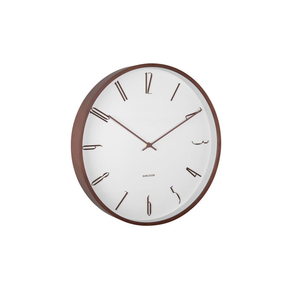 Scandia Wall Clock 40cm - White