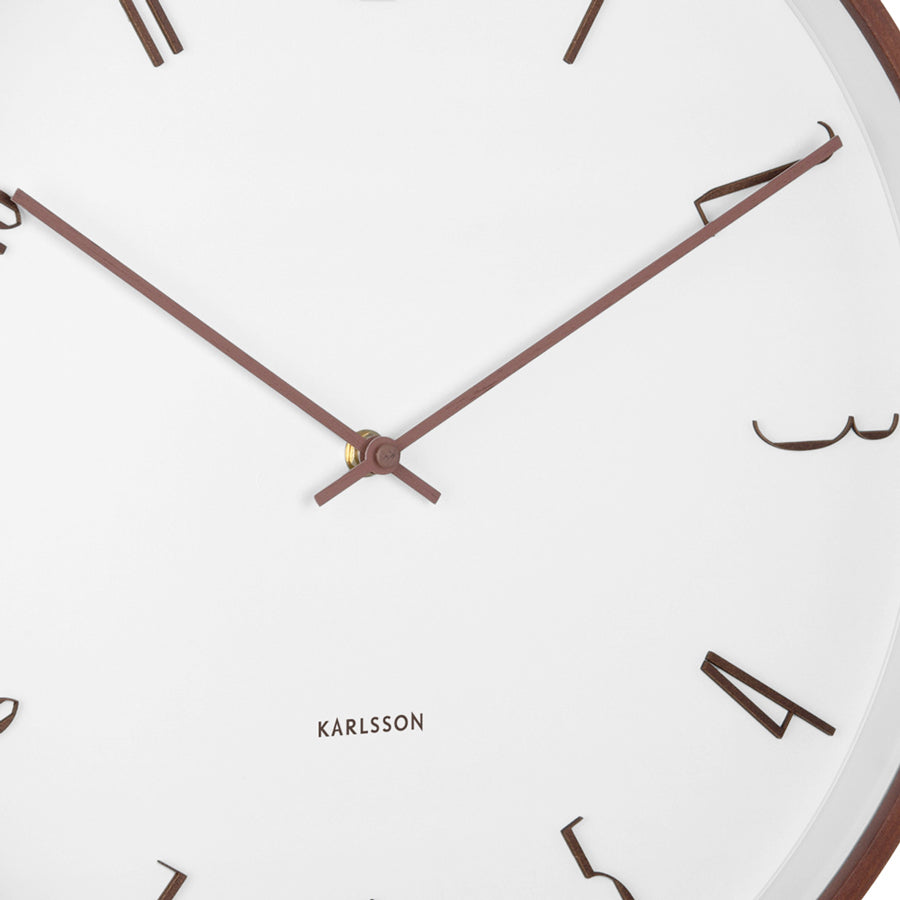 Scandia Wall Clock 40cm - White