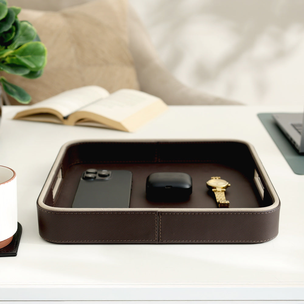 Scribe Square Multi-purpose Tray - Walnut