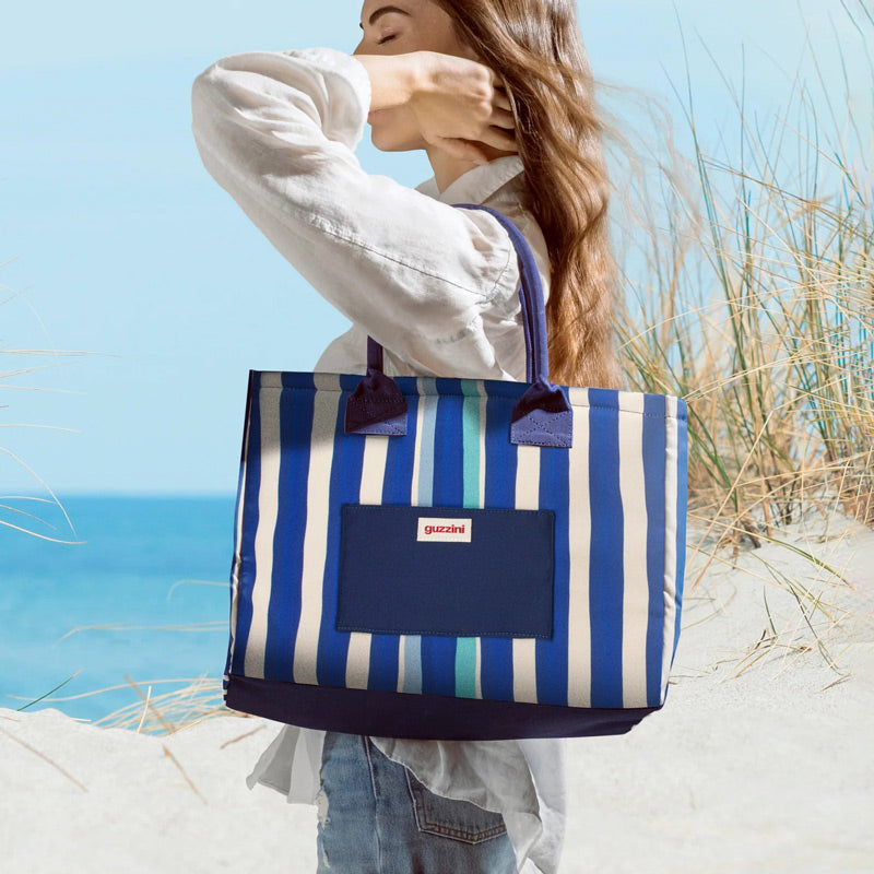 On-the-Go Insulated Tote Bag - Sea Breeze