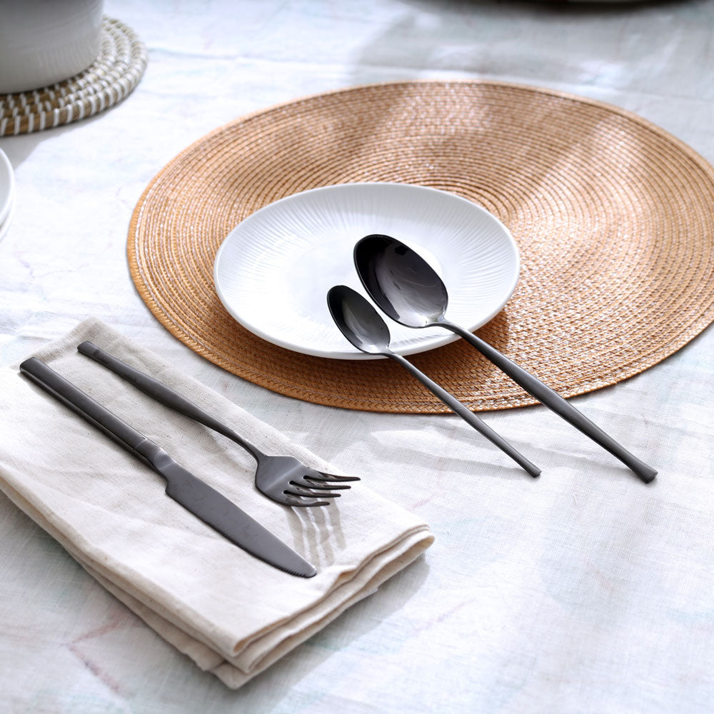 Sear 24-Piece Cutlery Set - Gunmetal