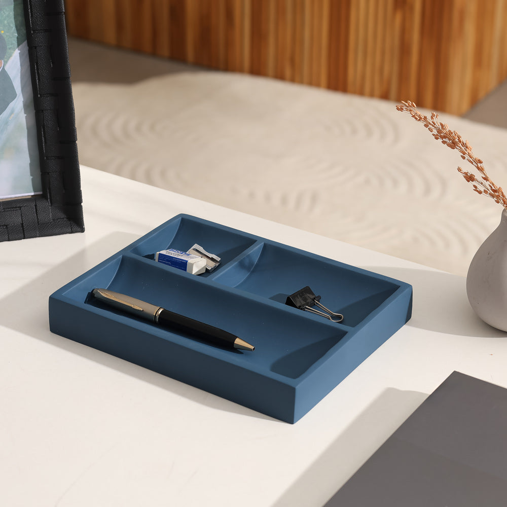 Sectional Desk Tray - Ink Blue