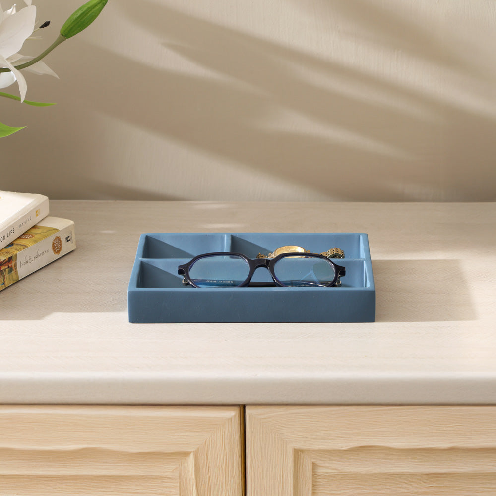 Sectional Desk Tray - Ink Blue
