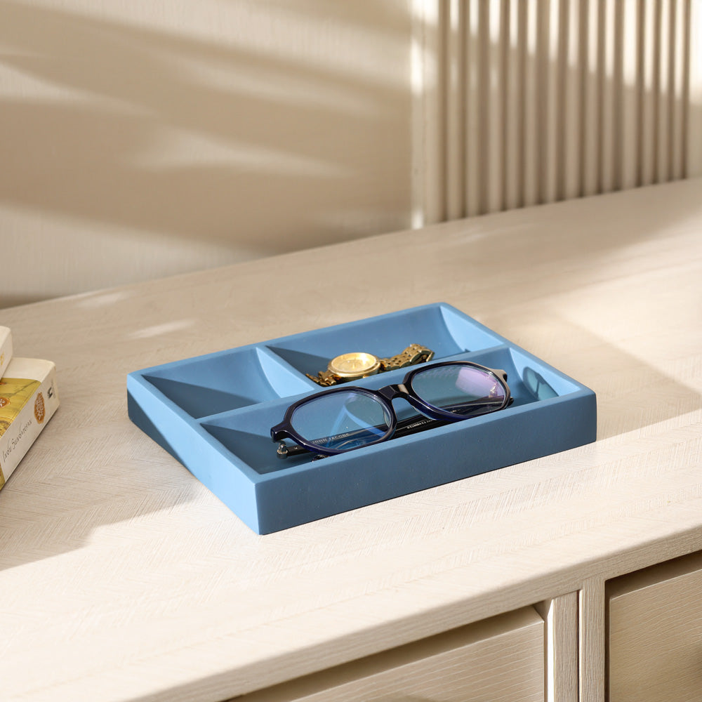 Sectional Desk Tray - Ink Blue