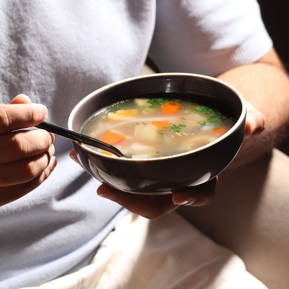 Semana Medium Bowl - Caviar