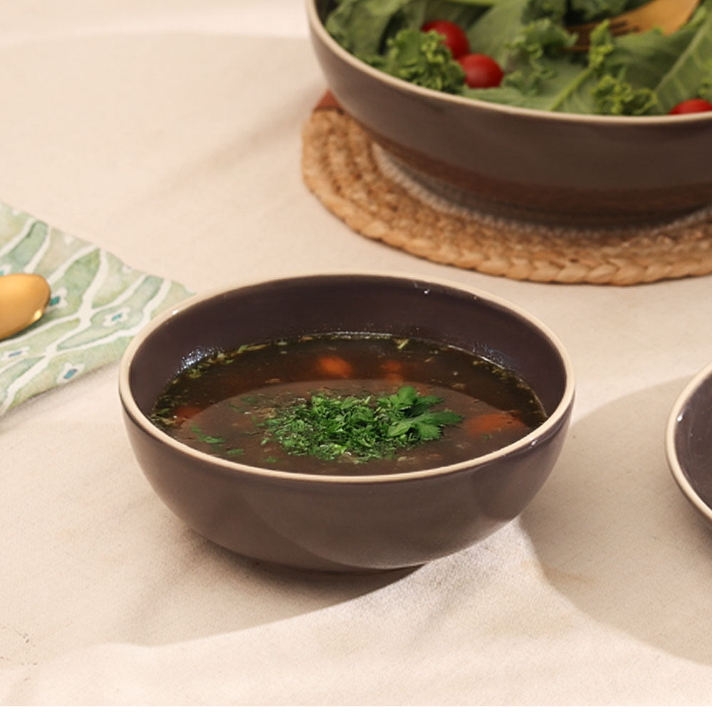 Semana Medium Bowl - Caviar