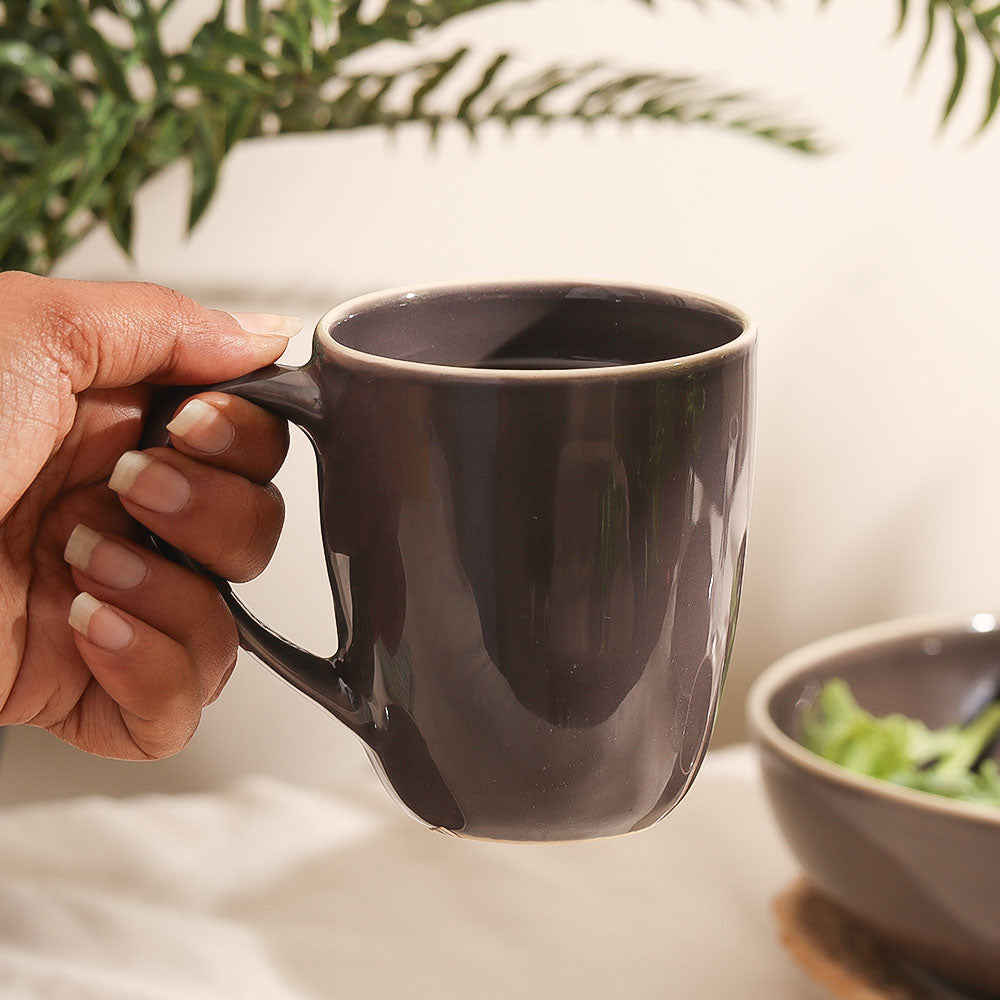 Semana Mug With Handle - Caviar