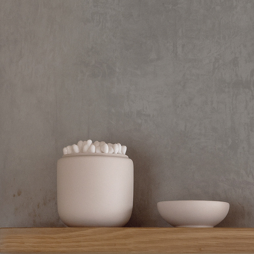 Sensu Jar With Lid - Beige