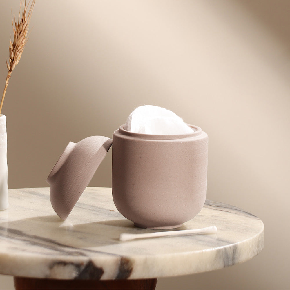 Sensu Jar With Lid - Taupe