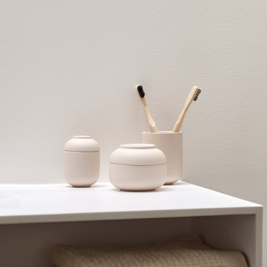 Sensu Toothbrush Tumbler - Beige