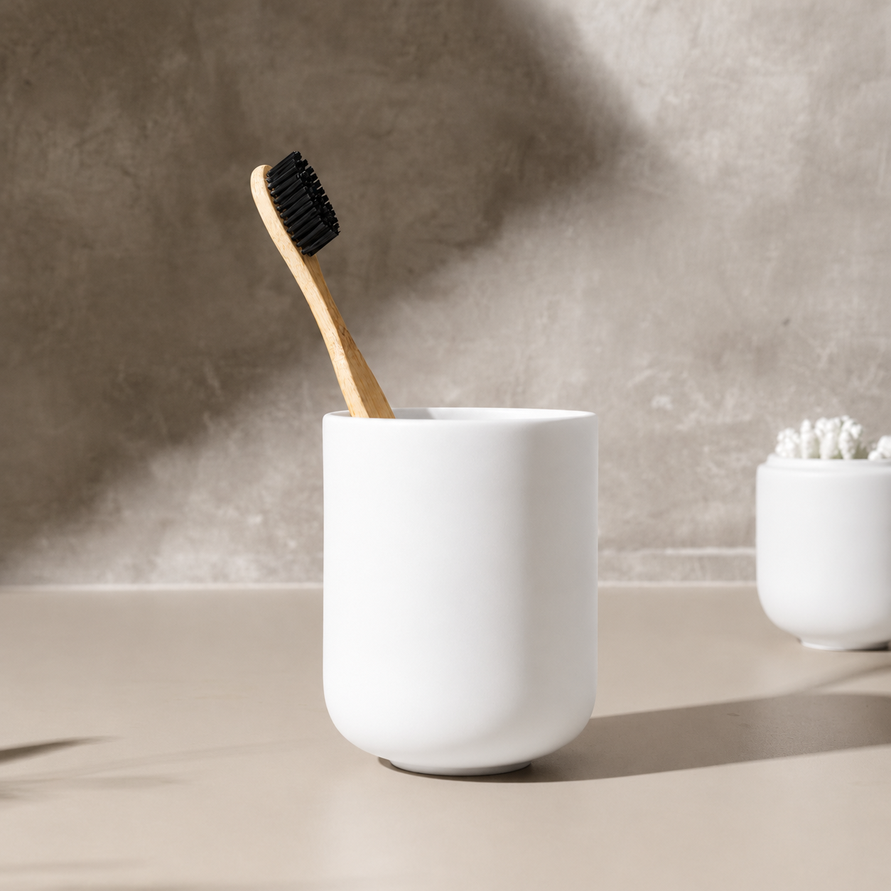 Sensu Toothbrush Tumbler - White