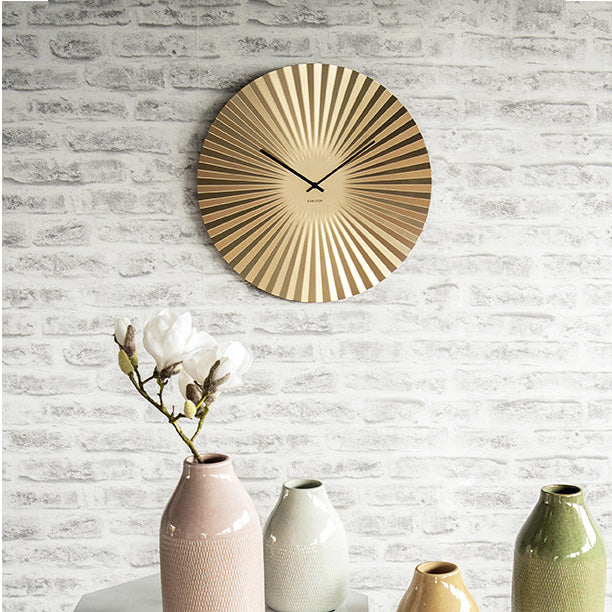 Sensu Wall Clock 50cm - Gold