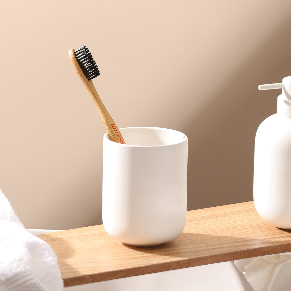Sensu Toothbrush Tumbler - White