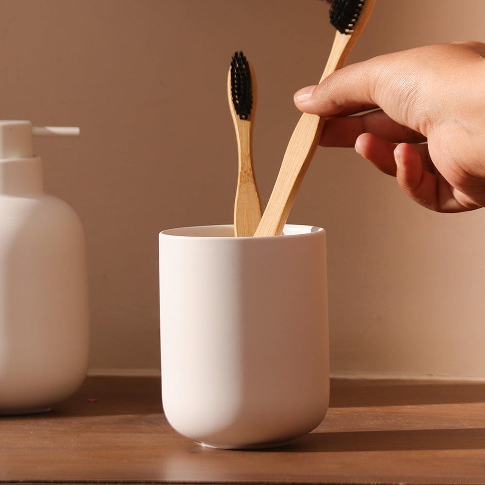 Sensu Toothbrush Tumbler - White