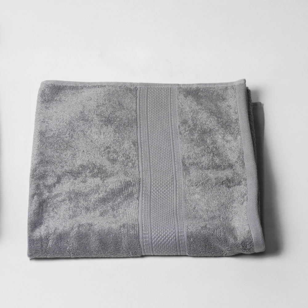 Senza Bamboo & Cotton Bath Towel - Light Grey