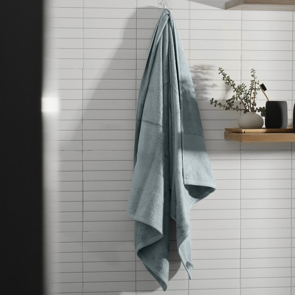 Senza Bamboo & Cotton Bath Towel - Sea Blue