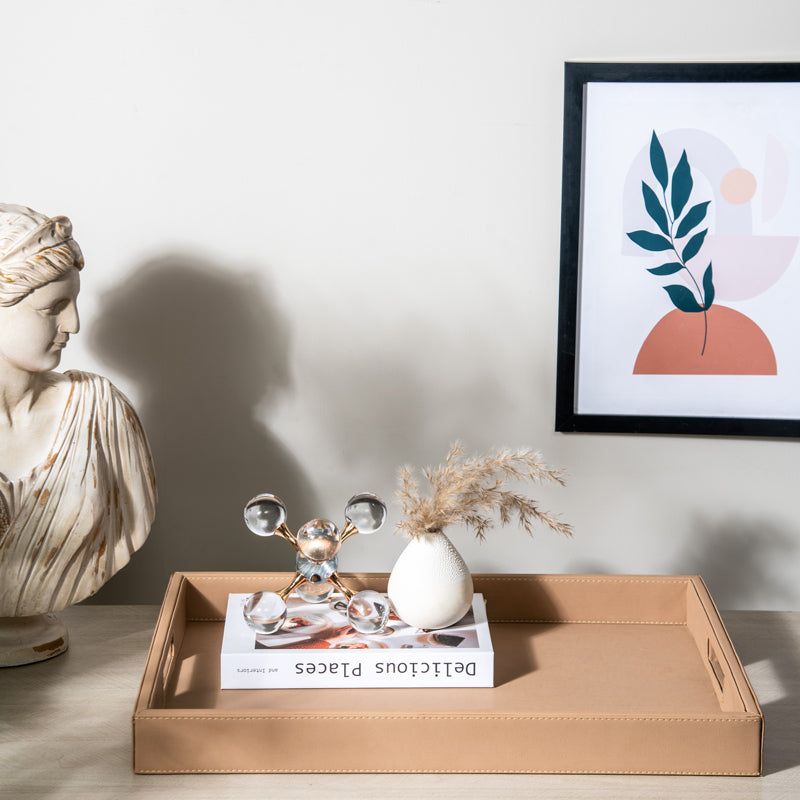 Shalom Decorative Tray Large - Beige