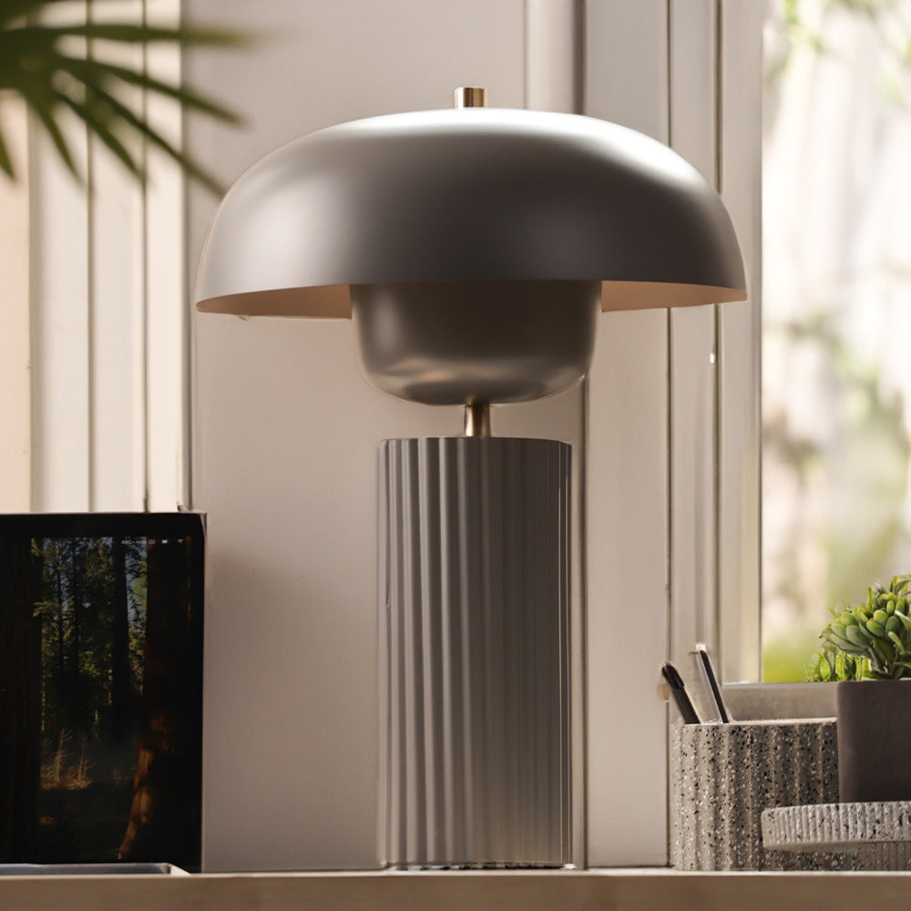 Shroom Floating Table Lamp Large - Pewter Grey