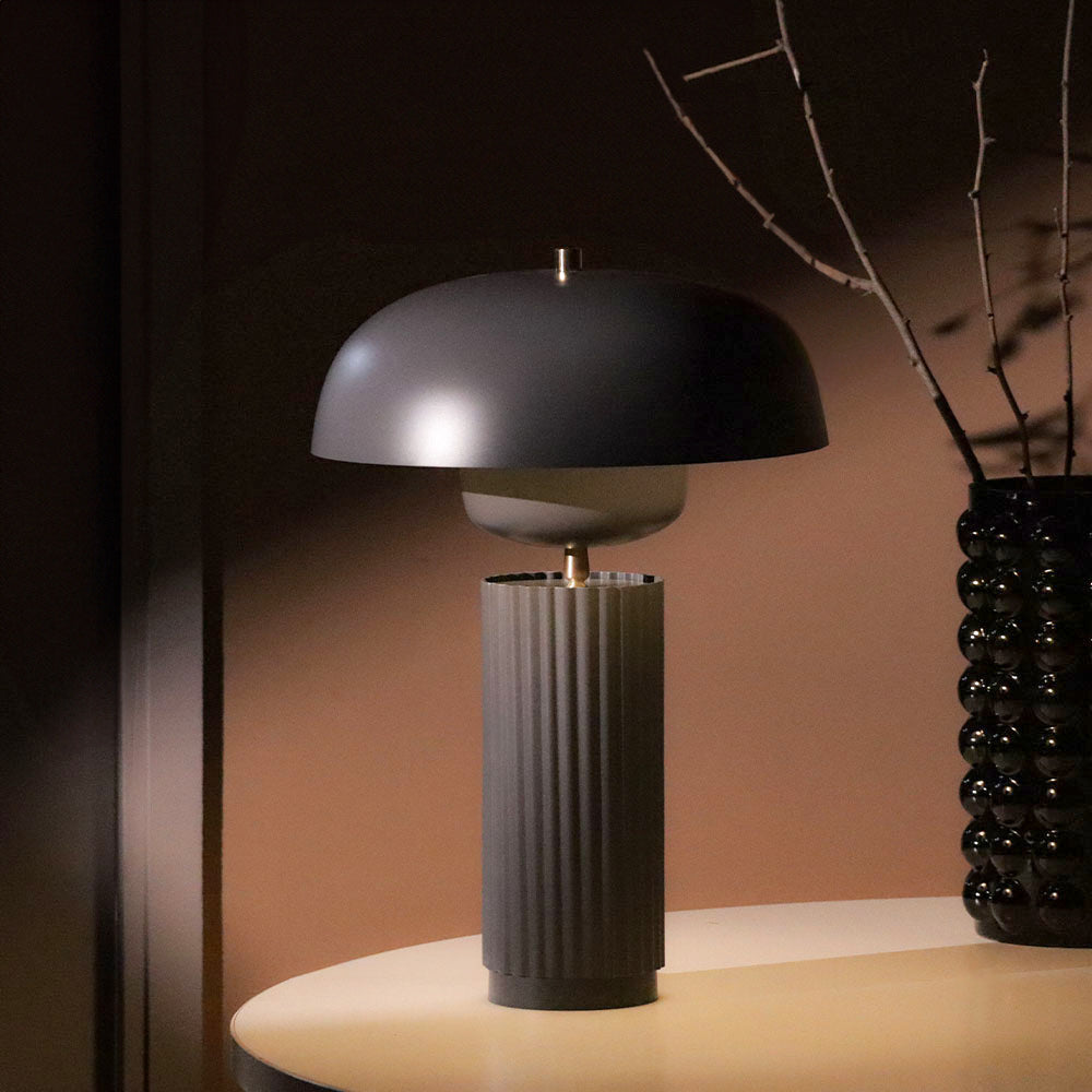 Shroom Floating Table Lamp Large - Pewter Grey