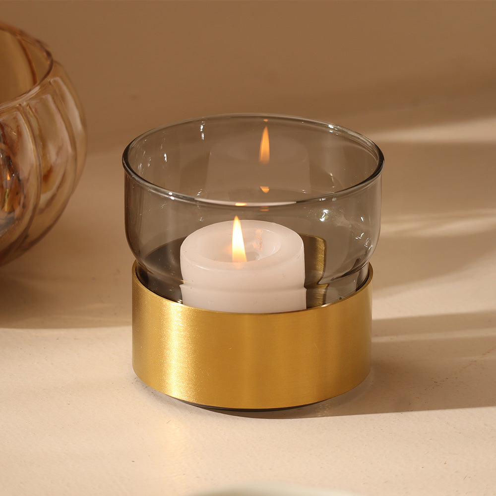 Silenzio Tealight Holder - Grey