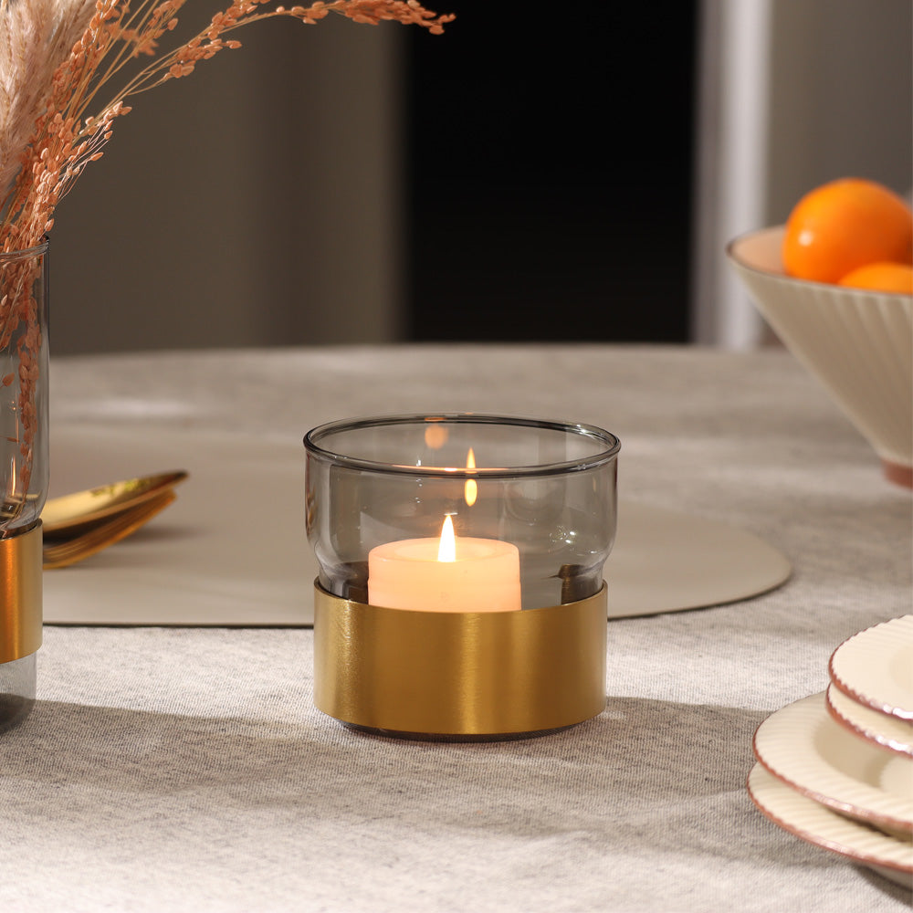 Silenzio Tealight Holder - Grey