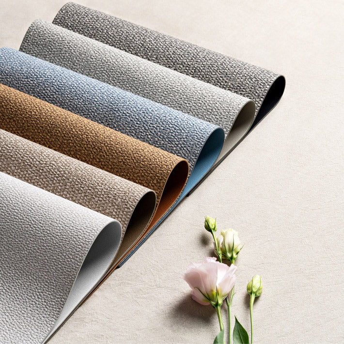 Silkstone Reversible Mats, Set of 6 - Taupe