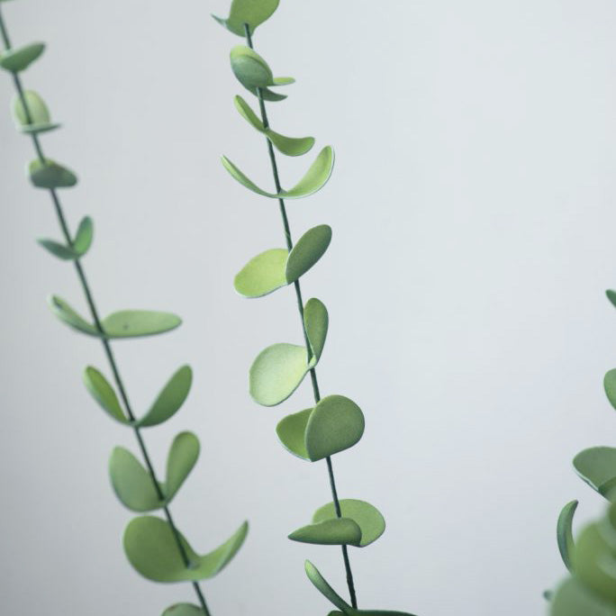 Eucalyptus Faux Stem - Natural Green