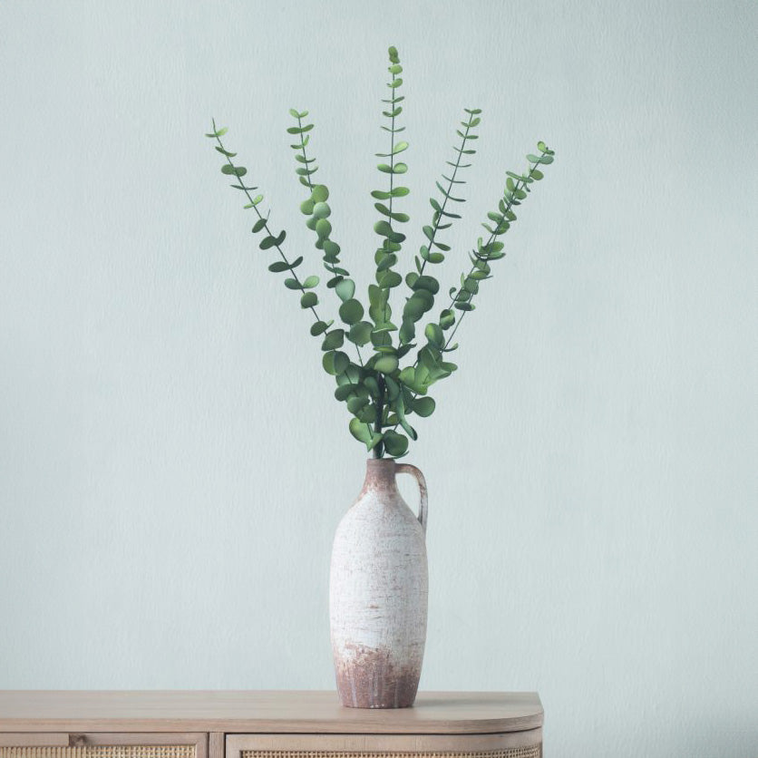 Eucalyptus Faux Stem - Natural Green