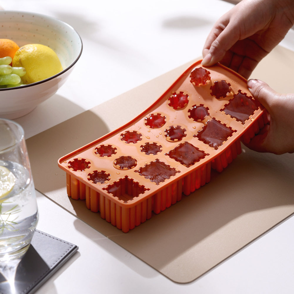 Singles Ice Cube Tray - Apricot