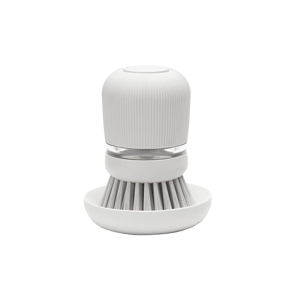 SinkSide Soap Dispensing Dish Brush - Light Grey