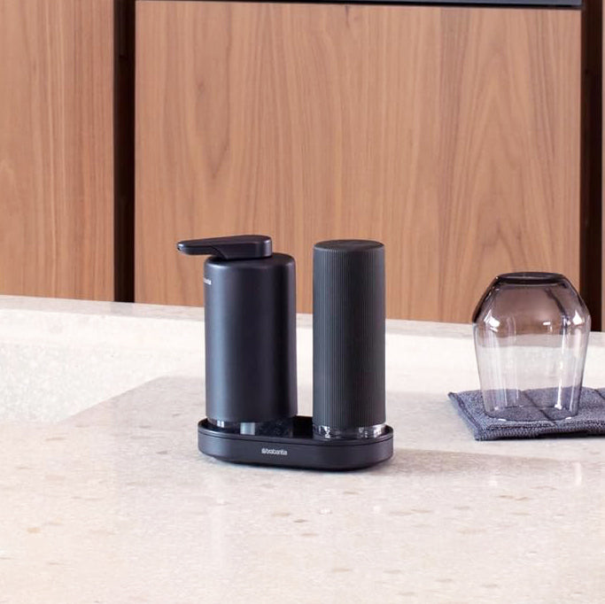 SinkStyle Soap Dispenser Set - Mineral Grey