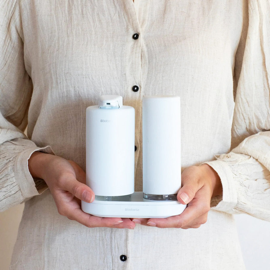 SinkStyle Soap Dispenser Set - Mineral White