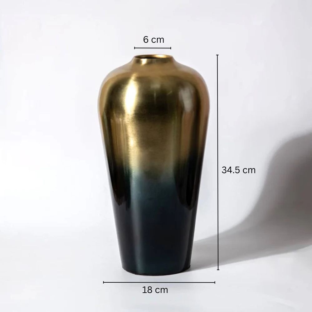 Sintra Metal Vase Medium - Brushed Gold