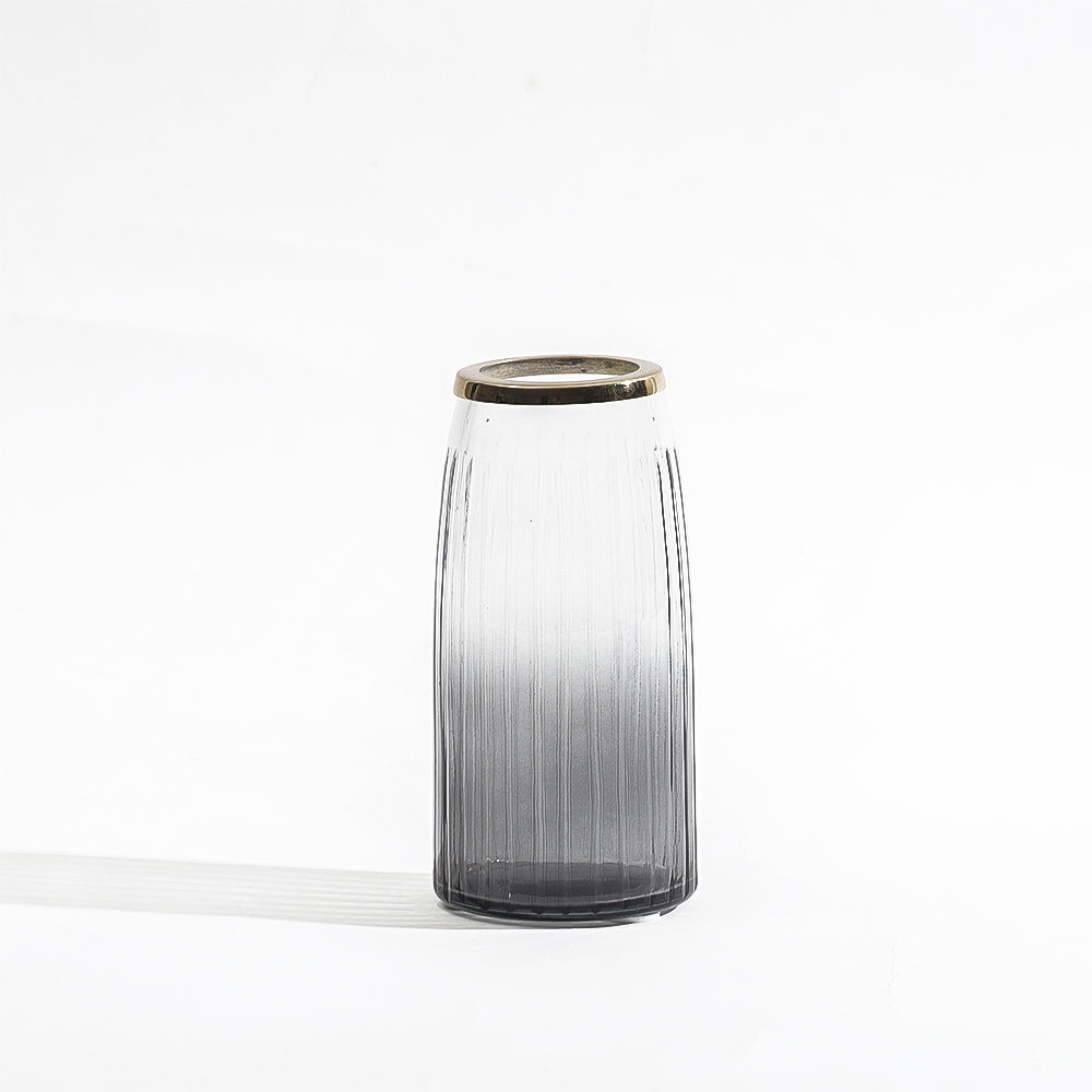 Skylar Glass Toothbrush Tumbler - Smoke Gold