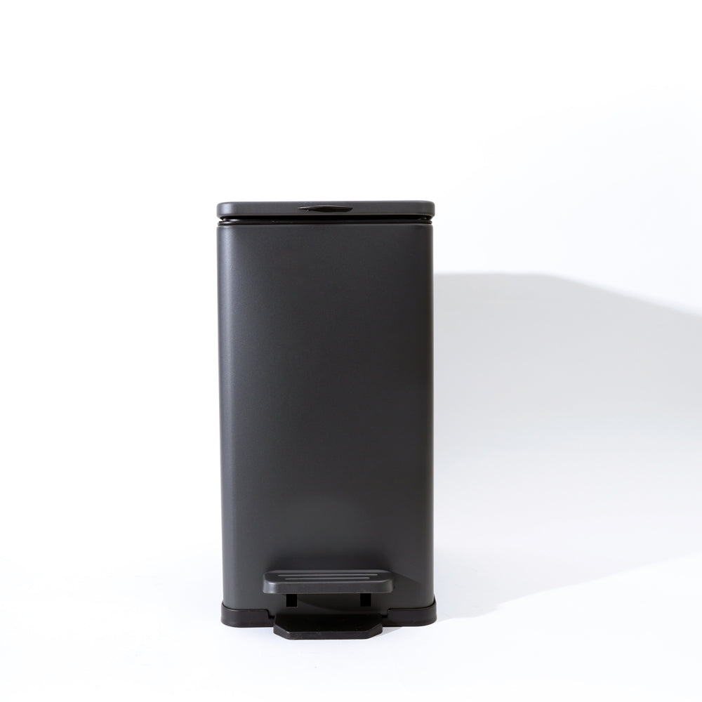 Nori Slim Pedal Bin 12L - Dark Grey