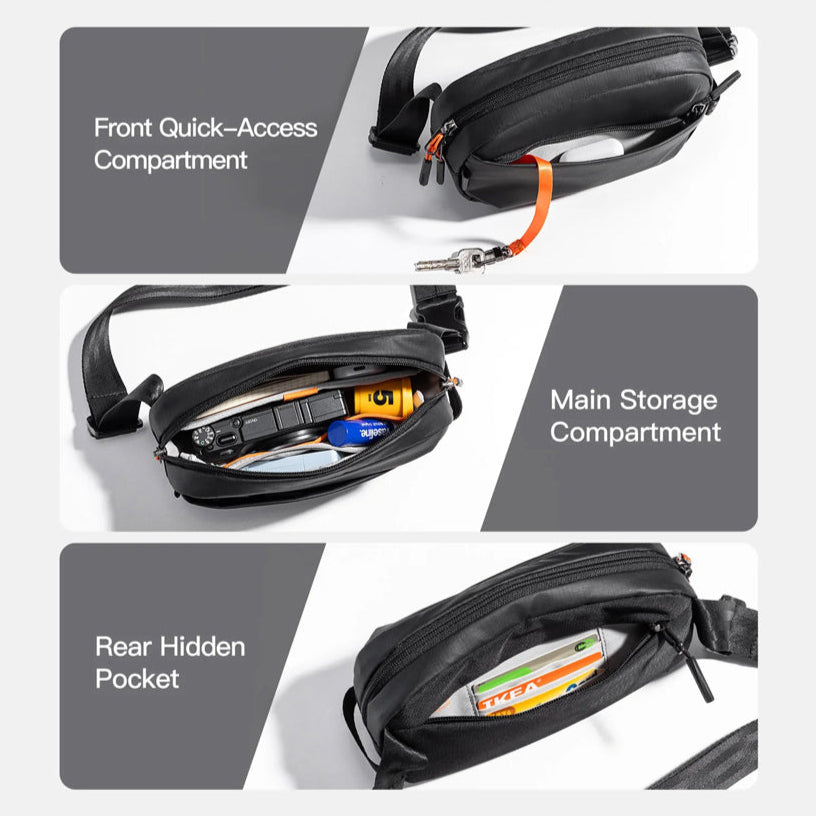 X-Mini Sling Bag - Black