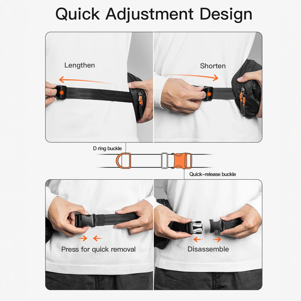 X-Mini Sling Bag - Black