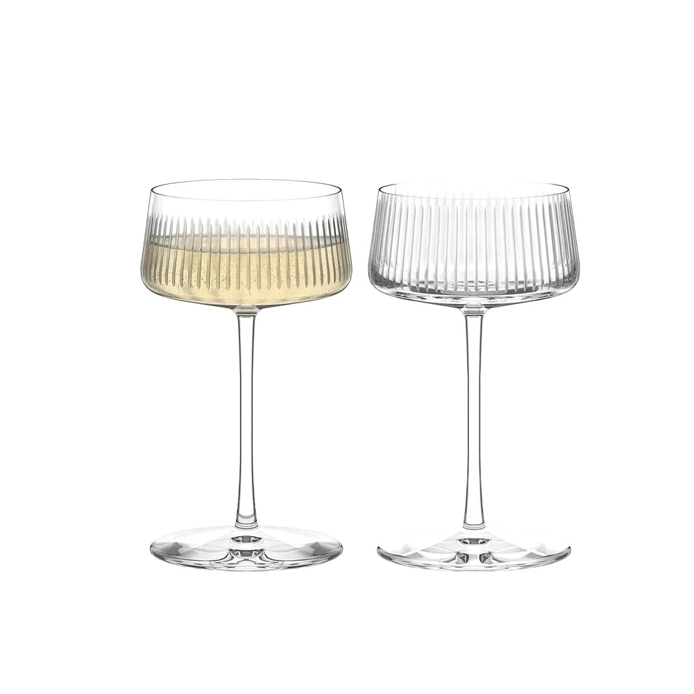 Soho Champagne Saucers 320ml, Set of 2