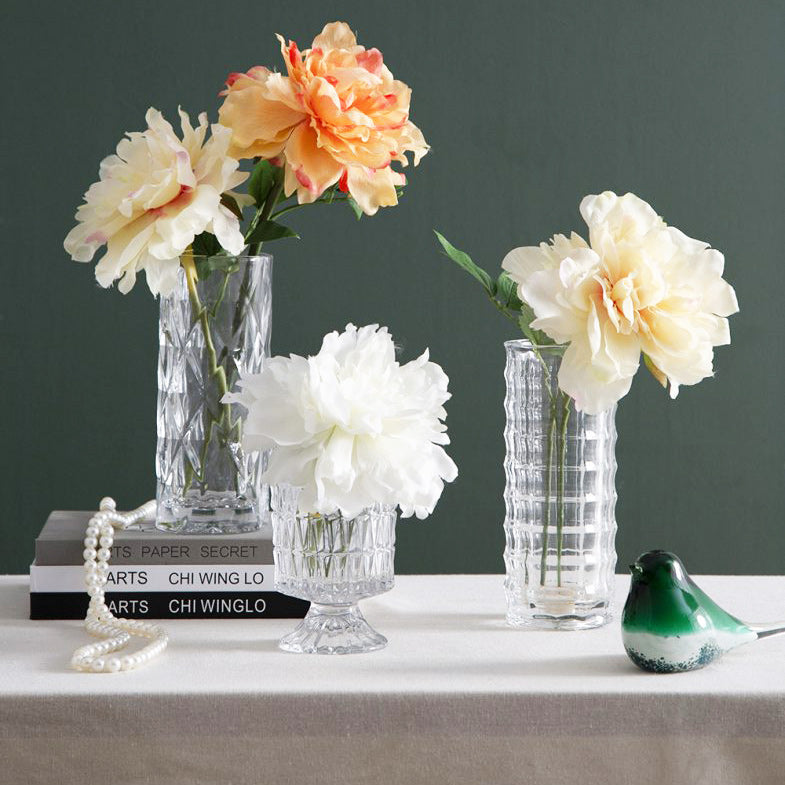 Solange Peony Faux Stem - White
