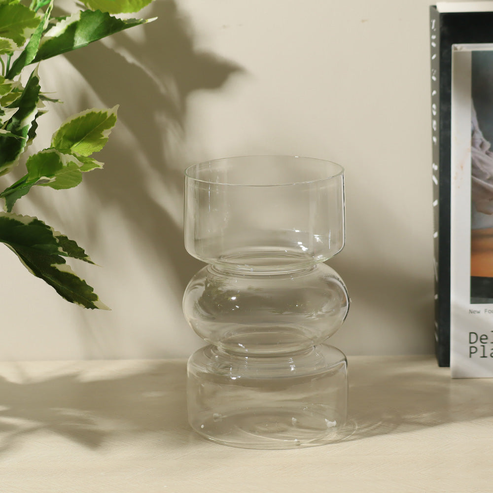 Soli Glass Vase Medium - Clear