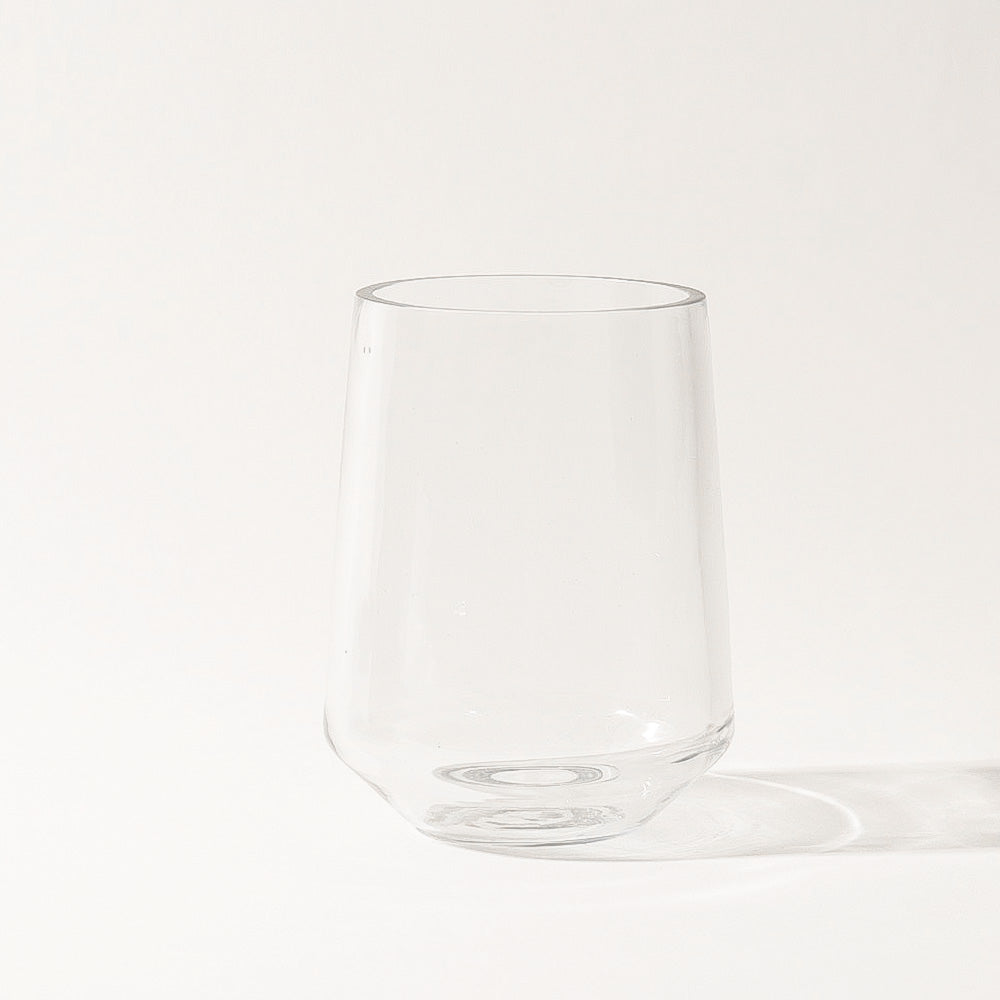 Somerset Glass Toothbrush Tumbler - Clear